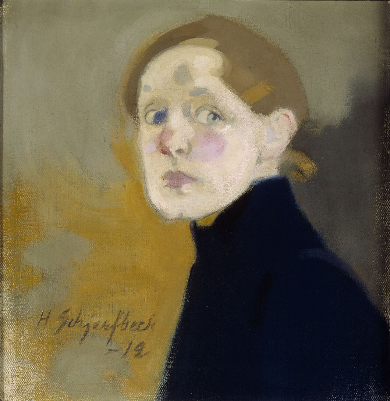 Helene Schjerfbeck: Omakuva, 1912