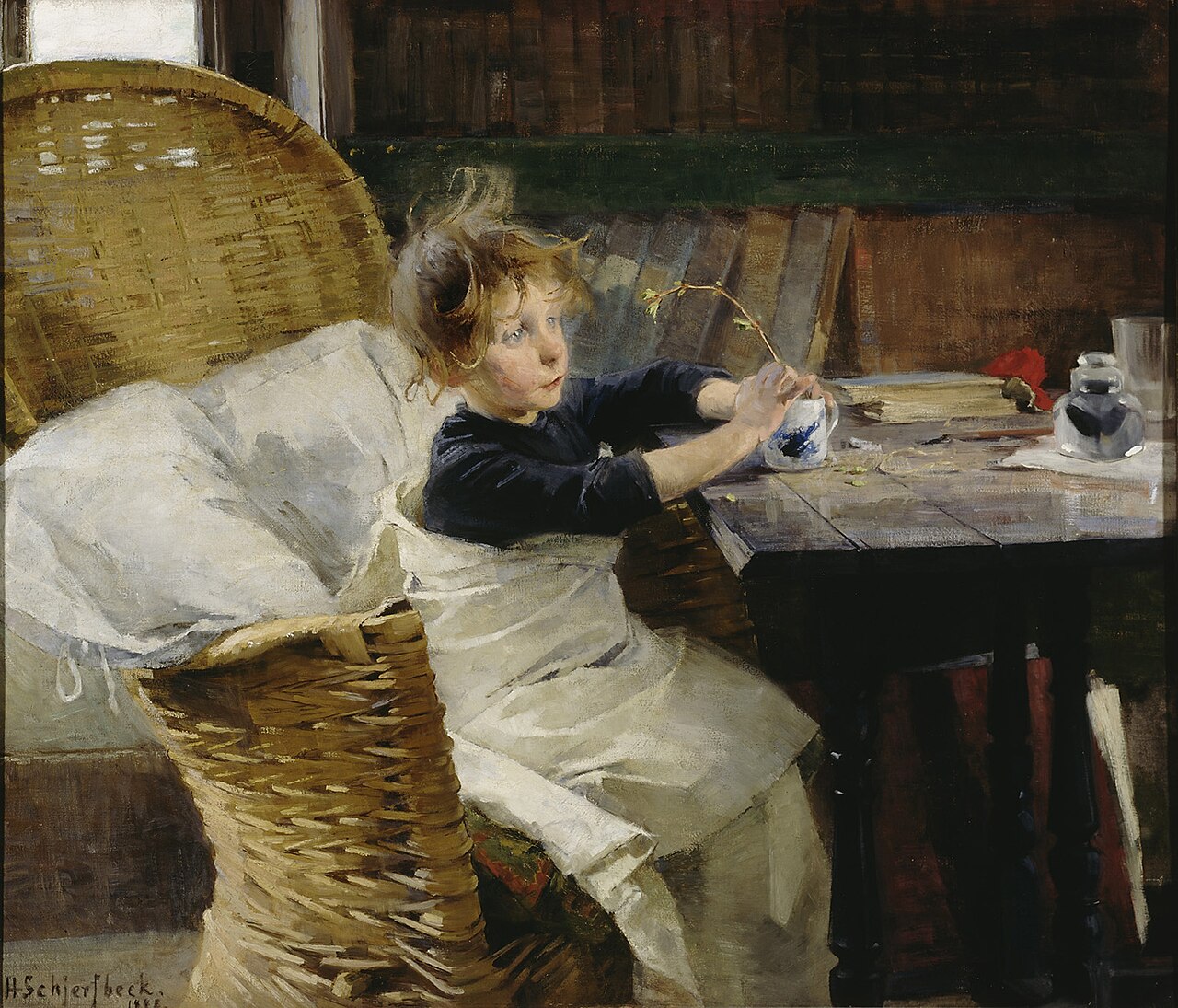 Helene Schjerfbeck: Toipilas, 1888